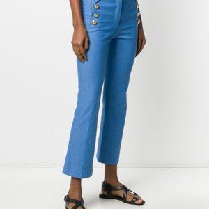 DEREK LAM 10 CROSBY Robertson Cropped Flared sz 12